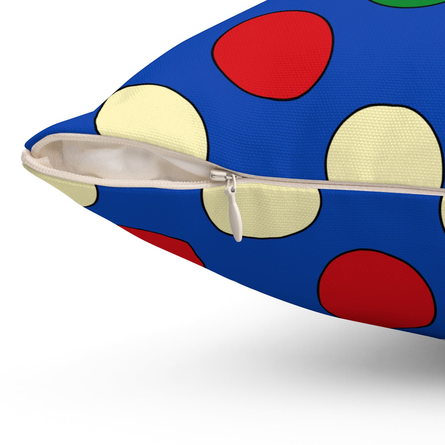 South Sudan Retro Polka Dots Cushion Pillow