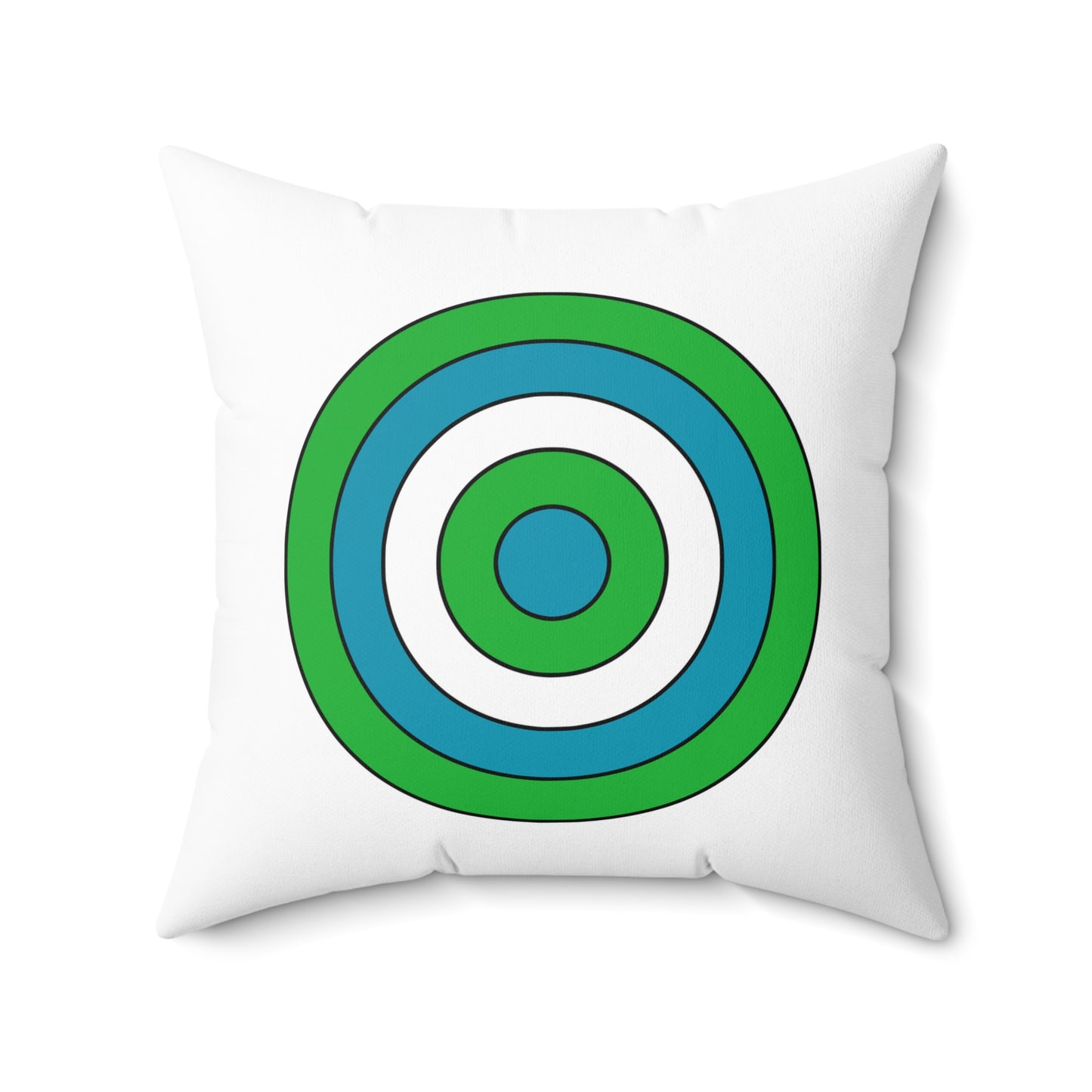Uzbekistan Retro Target Cushion Pillow