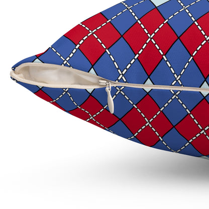 Guam Retro Argyle Cushion Pillow