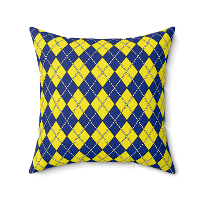 Curacao Retro Argyle Cushion Pillow