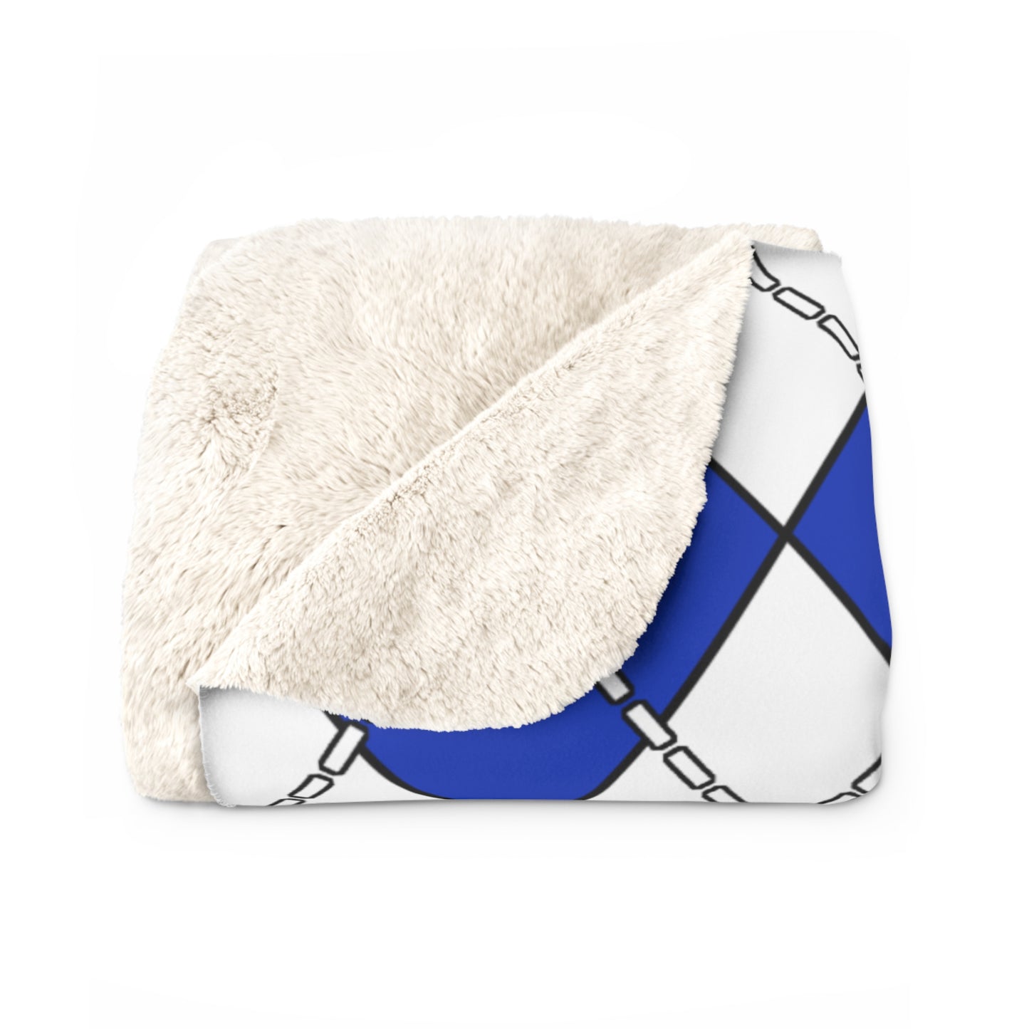 Israel Retro Argyle Blanket Throw