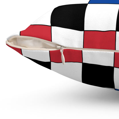 Republic Of Korea Retro Check Cushion Pillow
