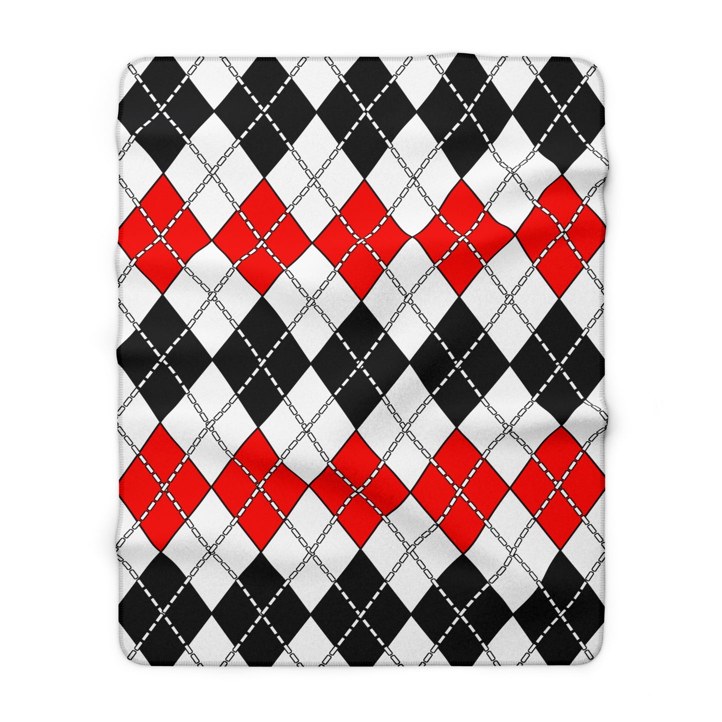 Yemen Retro Argyle Blanket Throw