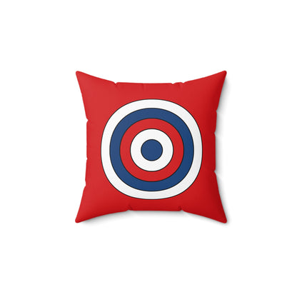 Czechia Retro Target Cushion Pillow