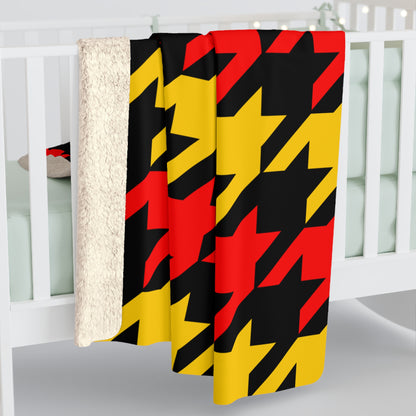 Germany Retro Houndstooth Blanket Throw