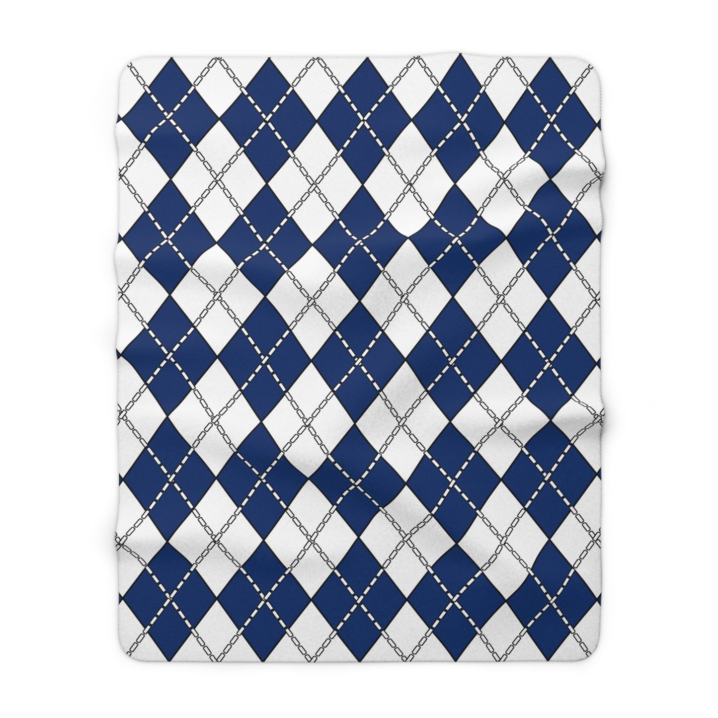 Finland Retro Argyle Blanket Throw