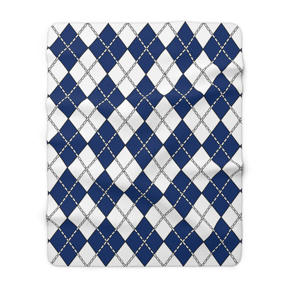 Finland Retro Argyle Blanket Throw