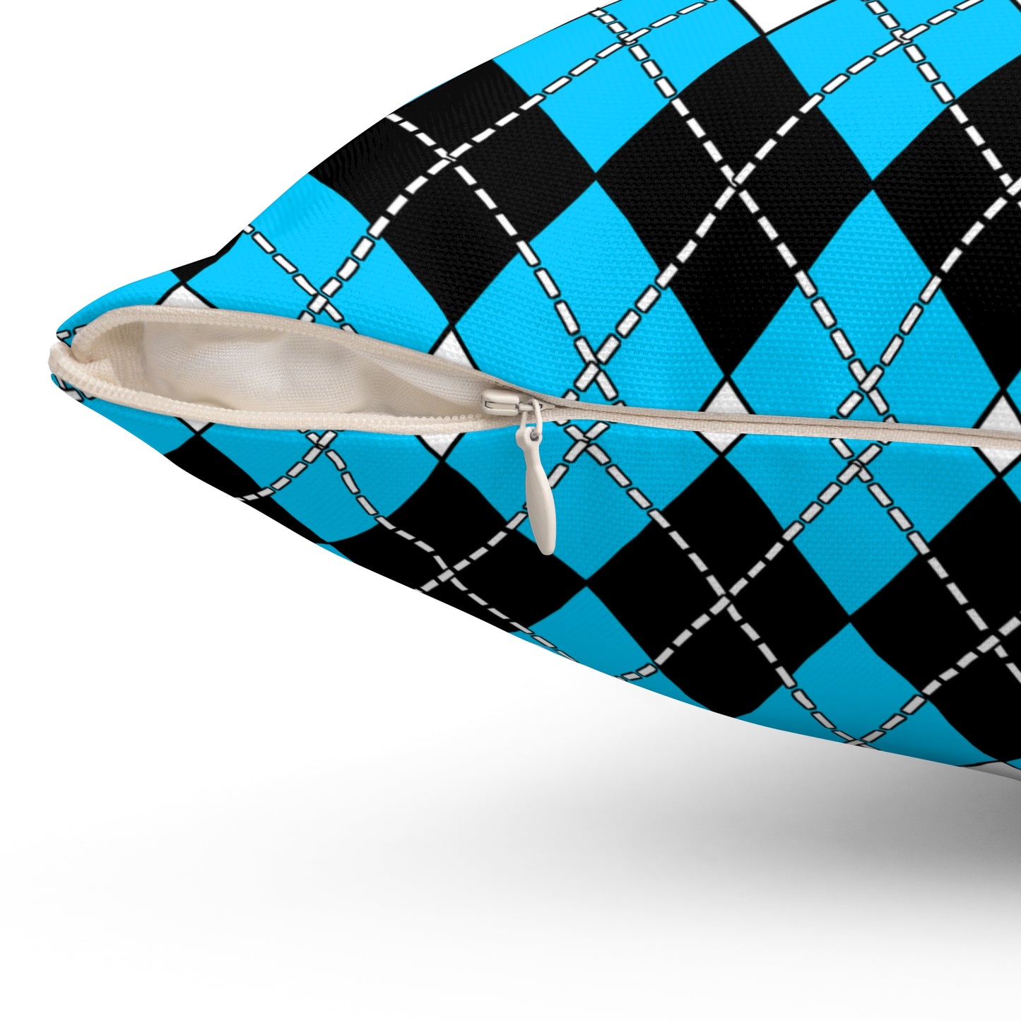 Botswana Retro Argyle Cushion Pillow