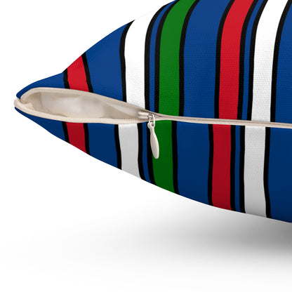 Belize Retro Stripes Cushion Pillow