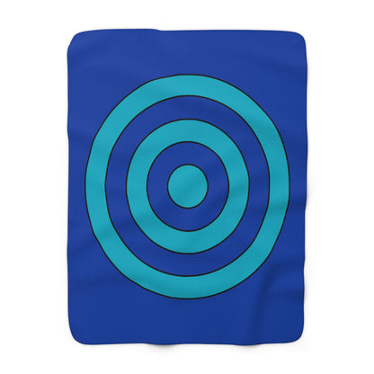 Pacific Islands Retro Target Blanket Throw