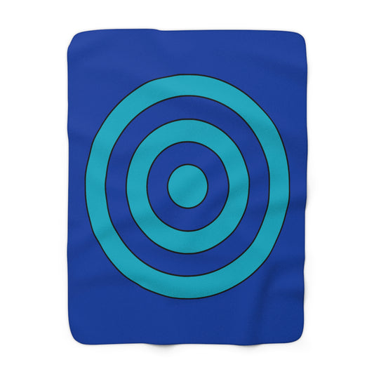Pacific Islands Retro Target Blanket Throw