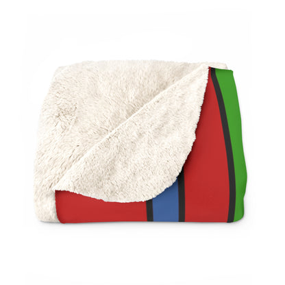 Namibia Retro Stripes Blanket Throw