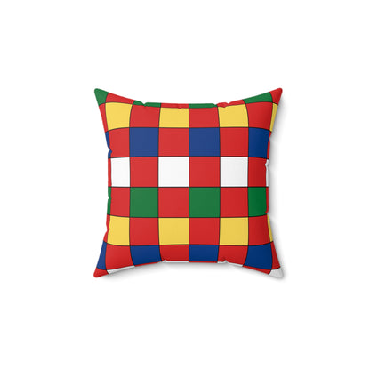 Seychelles Retro Check Cushion Pillow