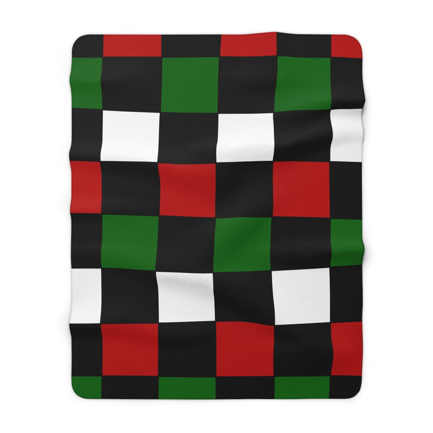 Kenya Retro Check Blanket Throw
