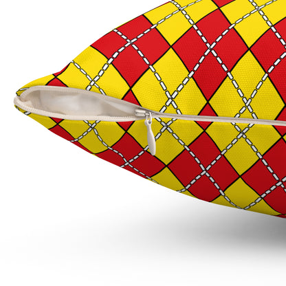 Catalonia Retro Argyle Cushion Pillow
