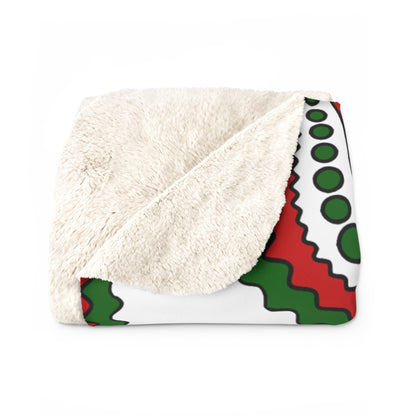 Tajikistan Retro Paisley Blanket Throw