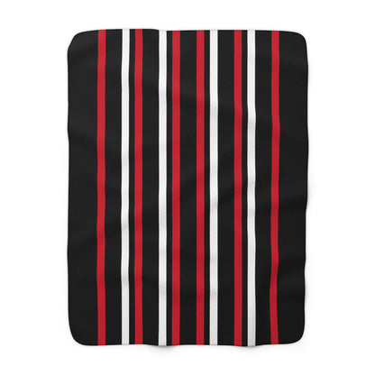 Iraq Retro Stripes Blanket Throw