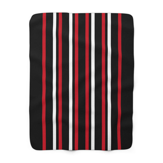 Iraq Retro Stripes Blanket Throw
