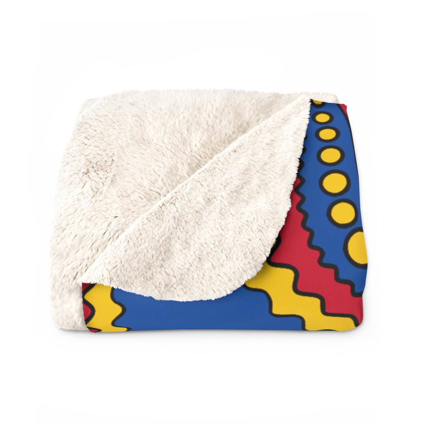 Aland Islands Retro Paisley Blanket Throw