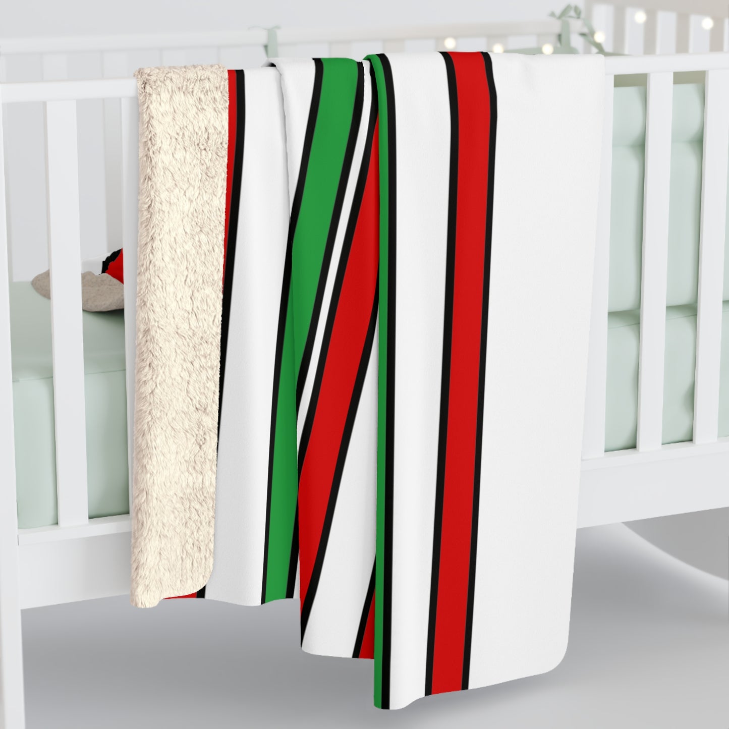 Iran Retro Stripes Blanket Throw