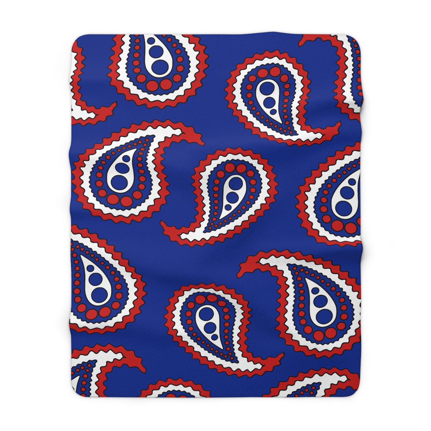 Cuba Retro Paisley Blanket Throw