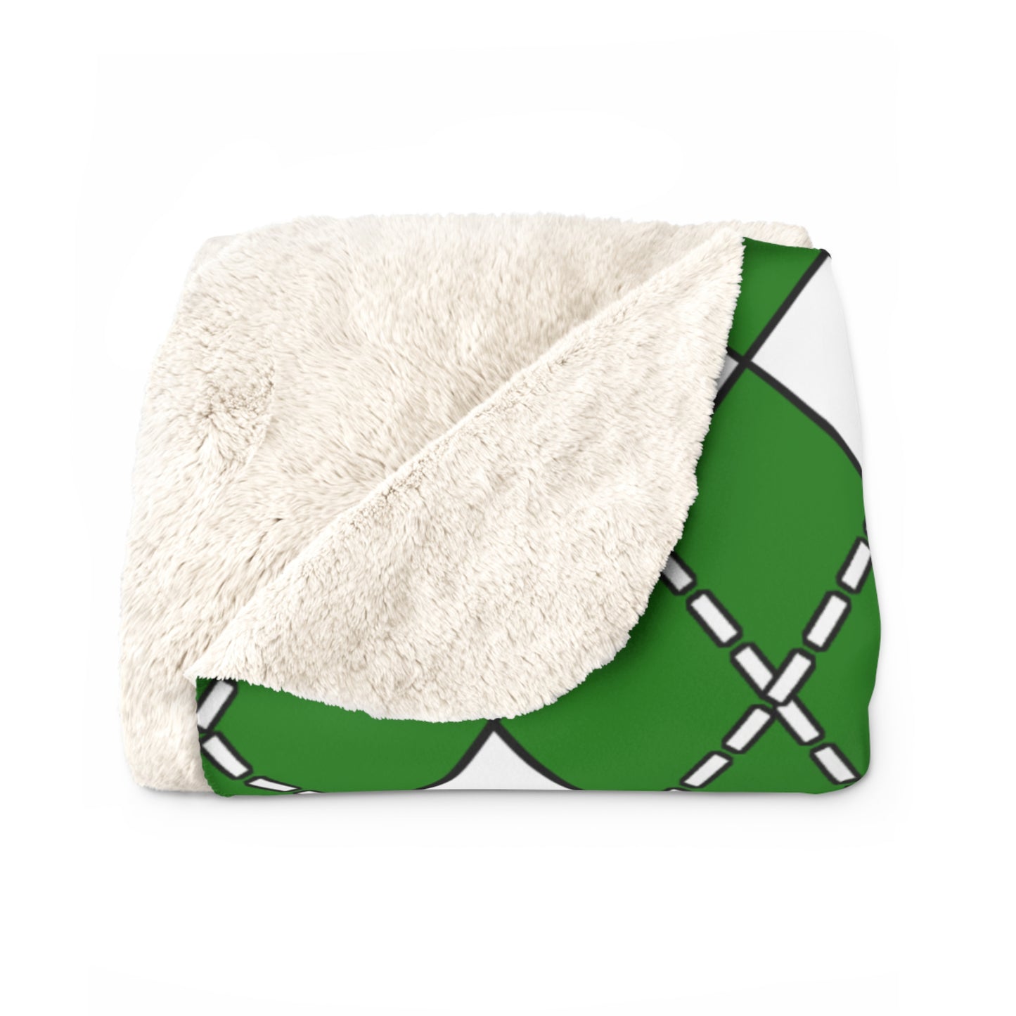 Norfolk Island Retro Argyle Blanket Throw