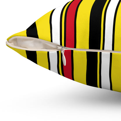 Brunei Darussalam Retro Stripes Cushion Pillow