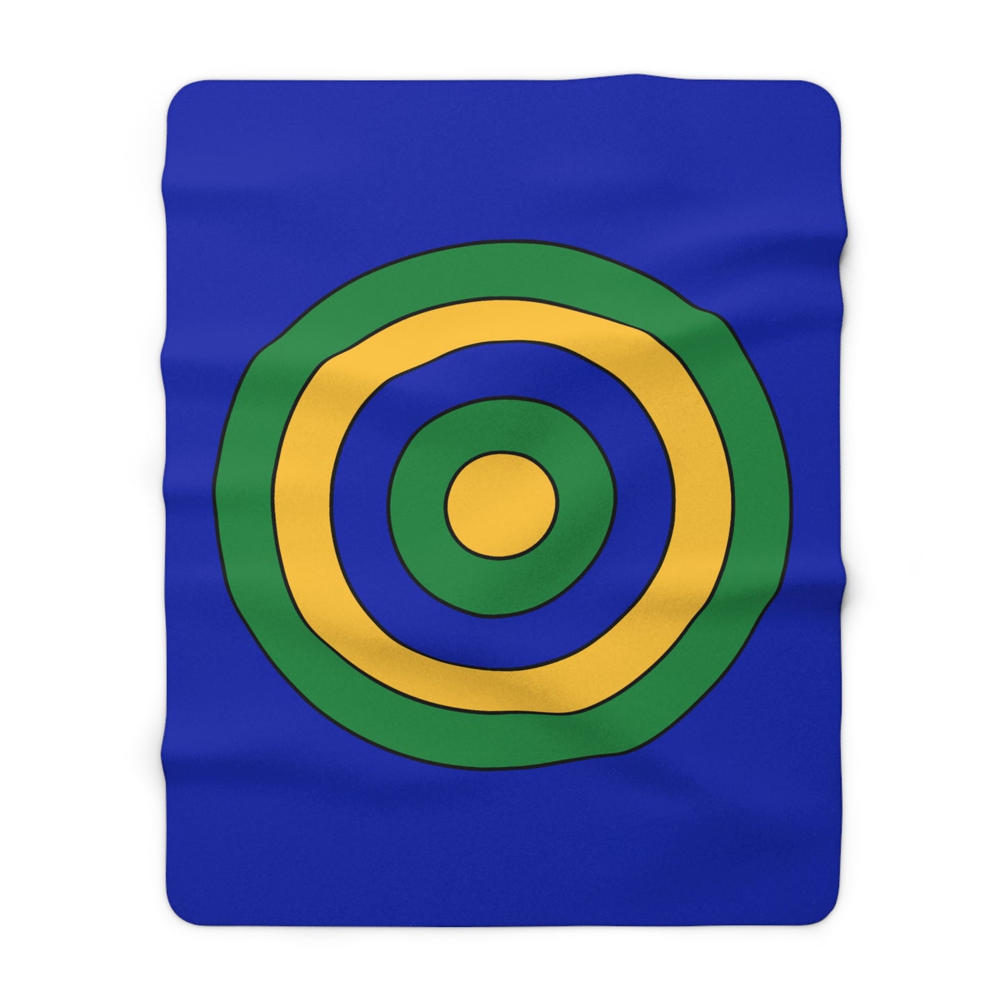 Christmas Island Retro Target Blanket Throw