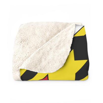 Brunei Darussalam Retro Houndstooth Blanket Throw