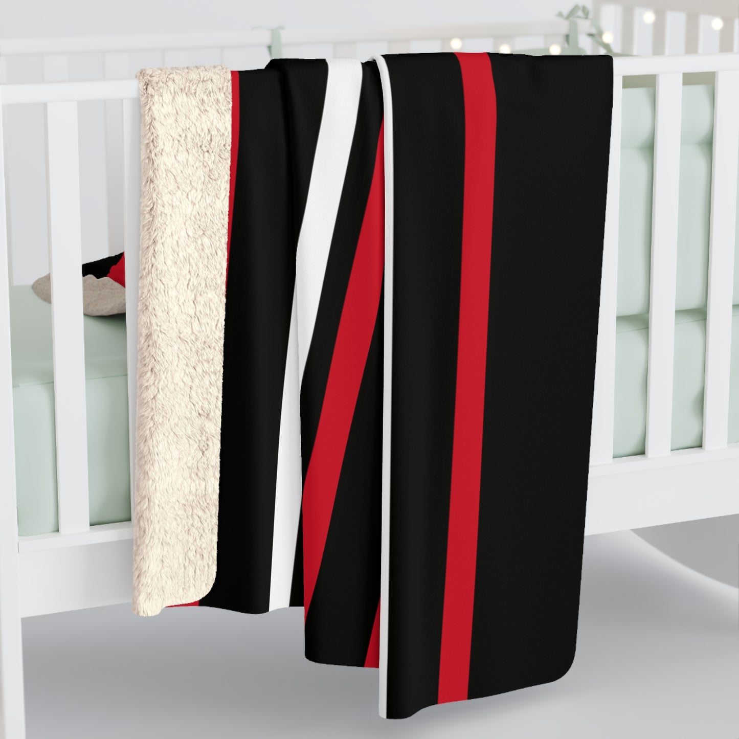 Iraq Retro Stripes Blanket Throw