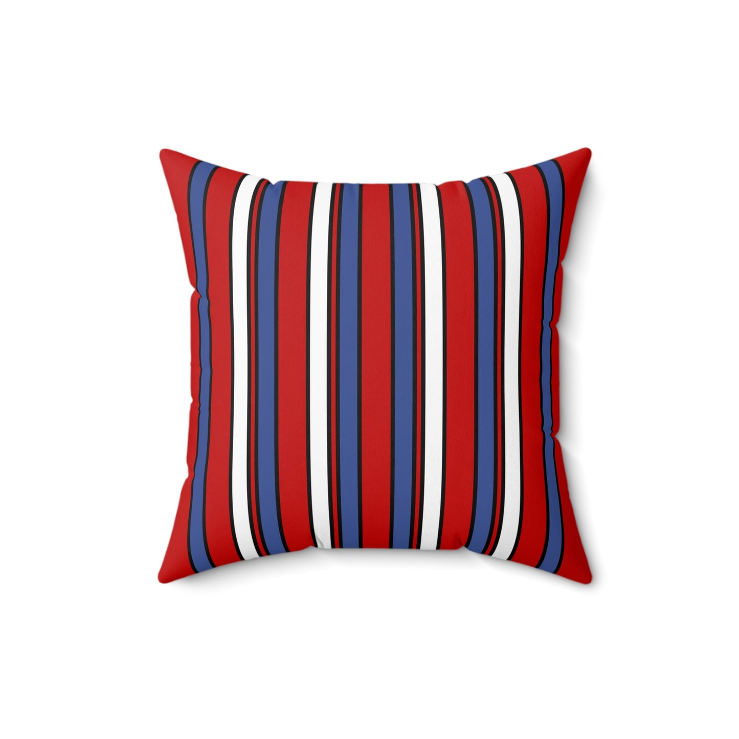Democratic Peoples Republic Of Korea Retro Stripes Cushion Pillow