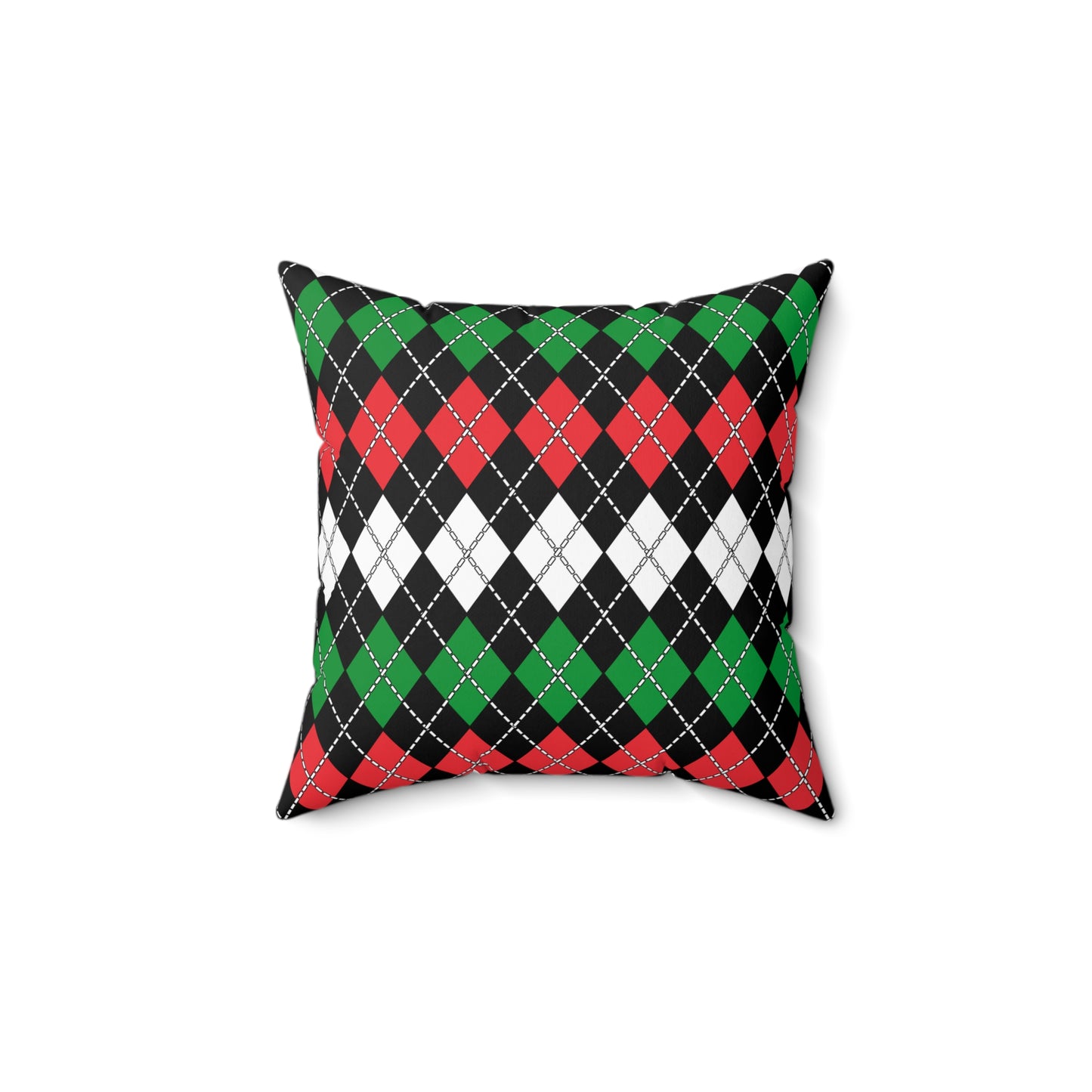 Palestine Retro Argyle Cushion Pillow