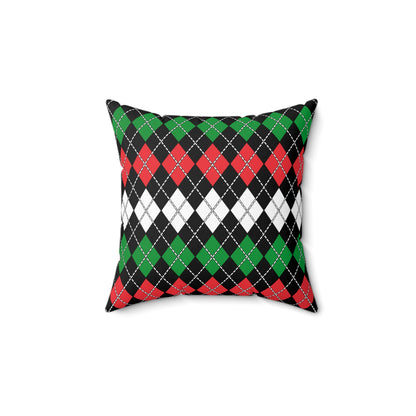 Palestine Retro Argyle Cushion Pillow