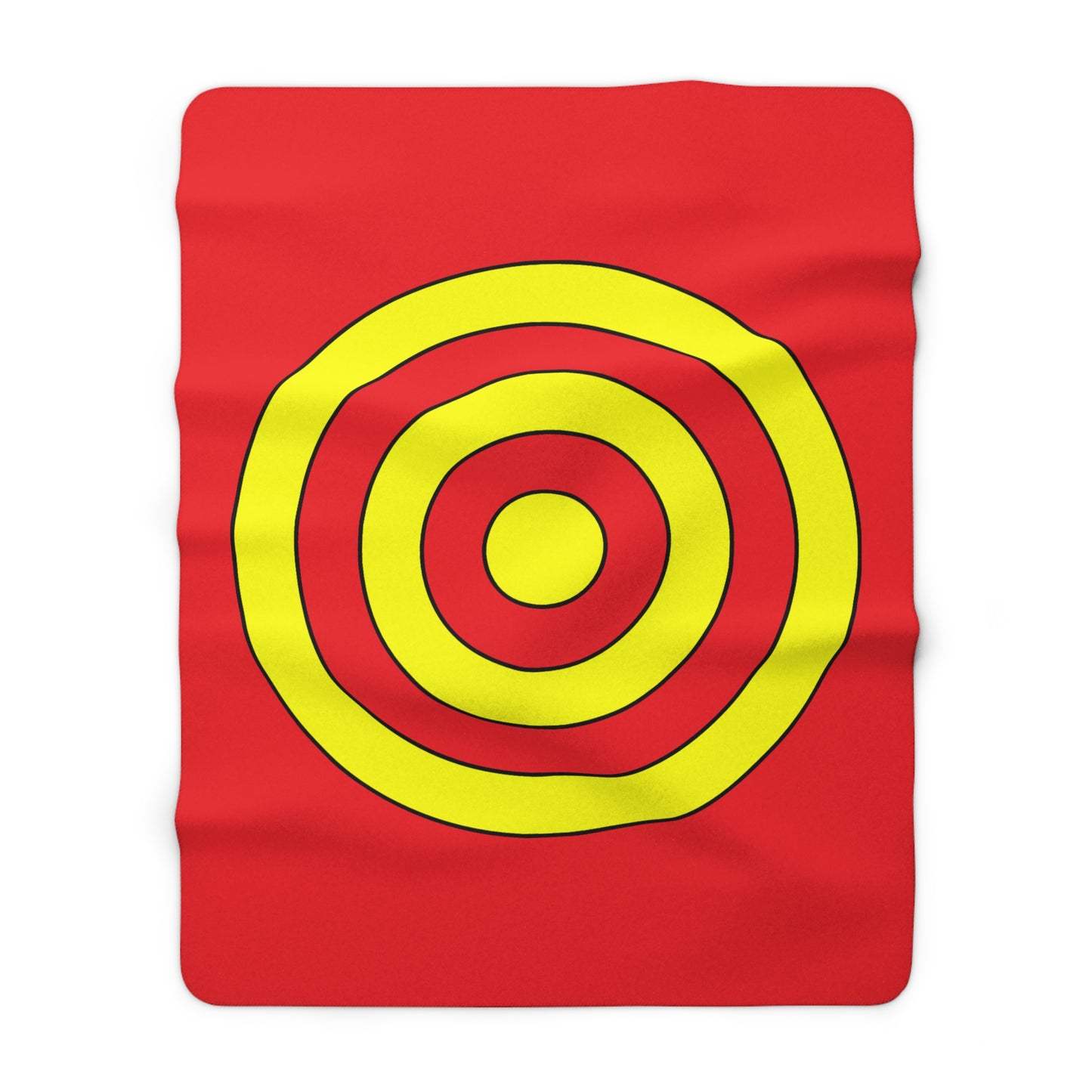 China Retro Target Blanket Throw
