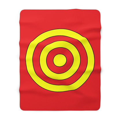 China Retro Target Blanket Throw