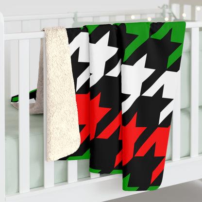 Sudan Retro Houndstooth Blanket Throw
