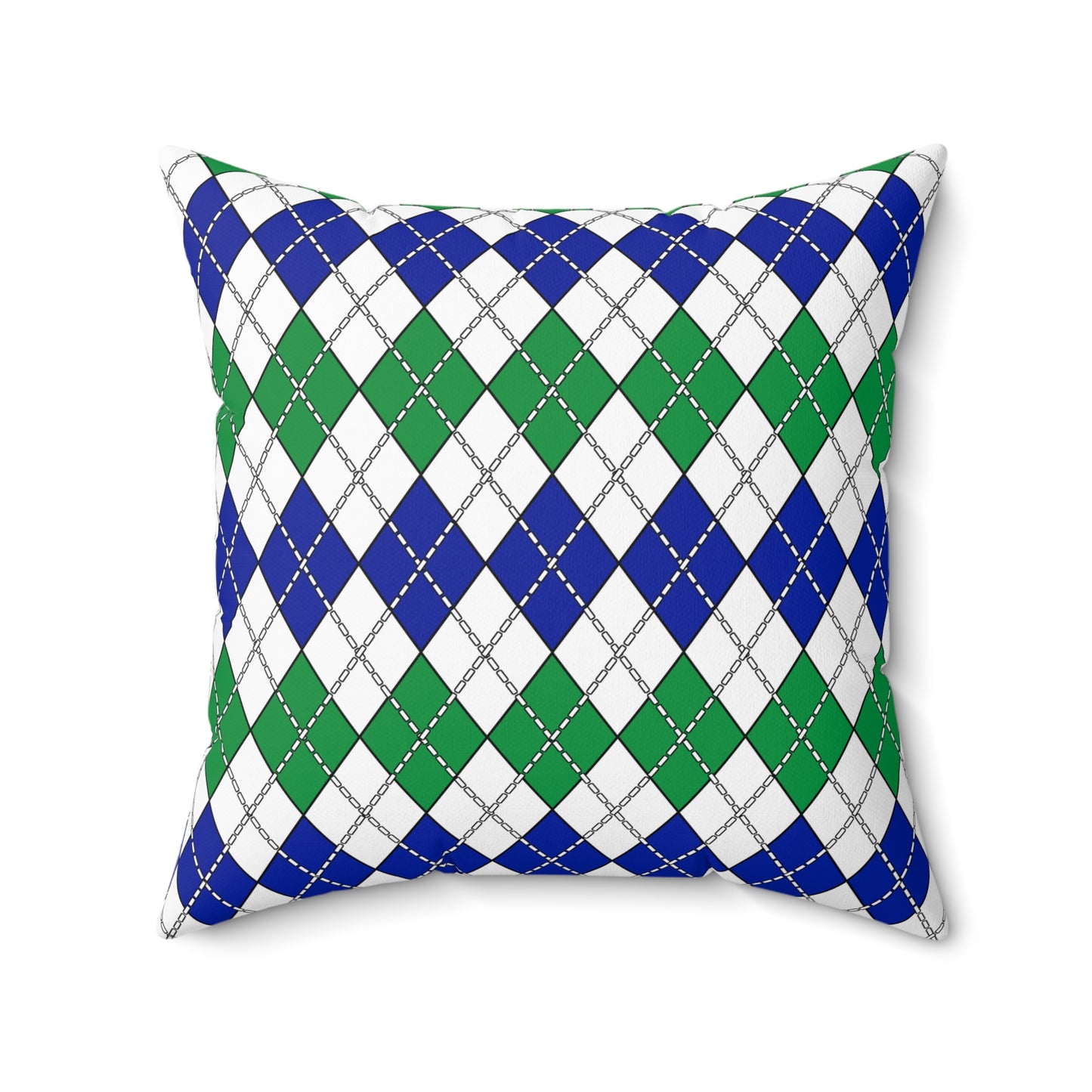 Lesotho Retro Argyle Cushion Pillow