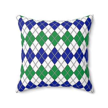 Lesotho Retro Argyle Cushion Pillow