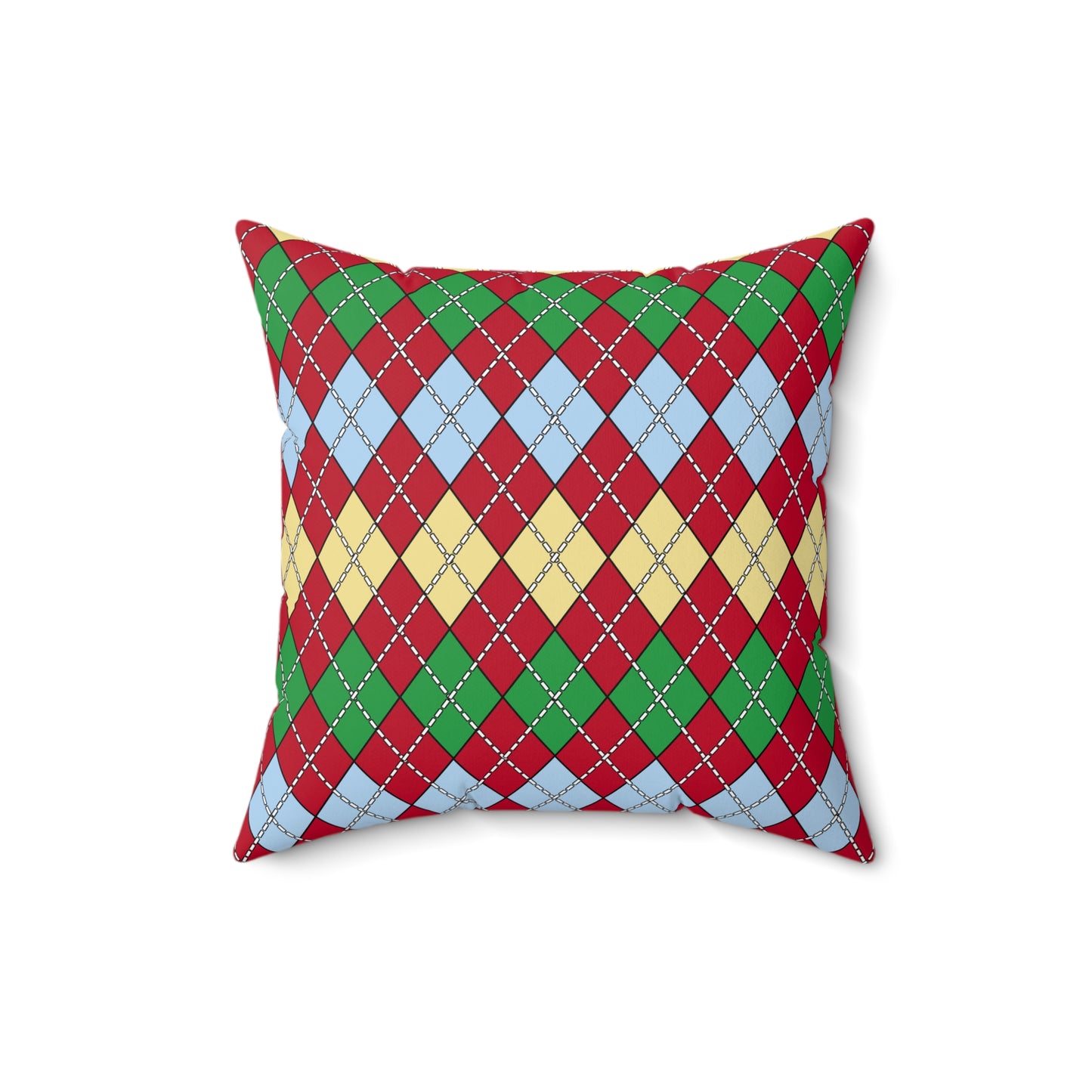 Eritrea Retro Argyle Cushion Pillow