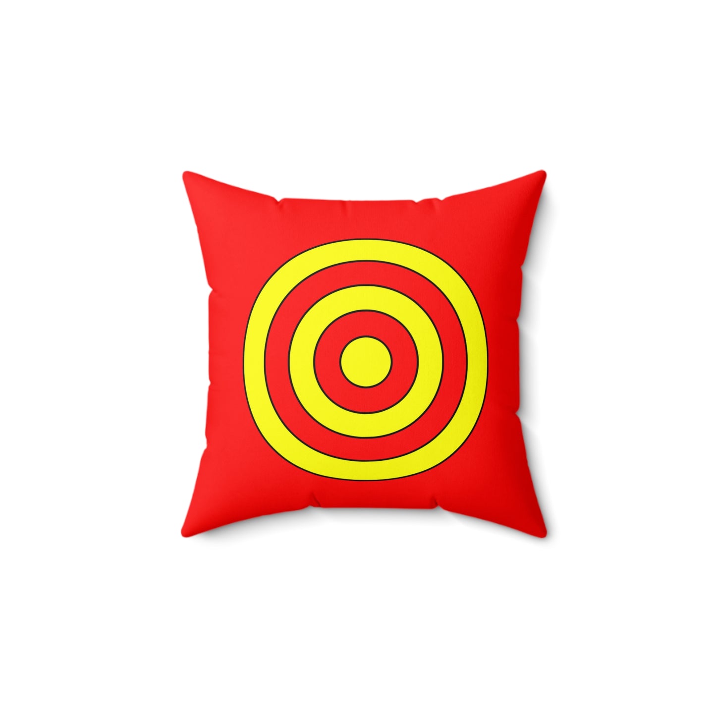 Kyrgyzstan Retro Target Cushion Pillow