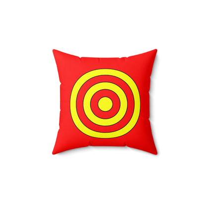 Kyrgyzstan Retro Target Cushion Pillow