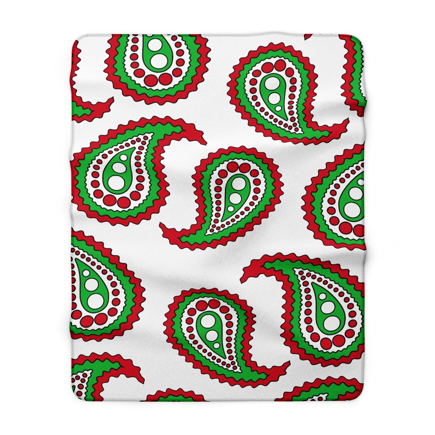 Burundi Retro Paisley Blanket Throw