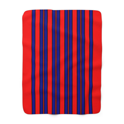 Taiwan Retro Stripes Blanket Throw