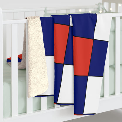 Cabo Verde Retro Check Blanket Throw