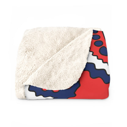 Svalbard And Jan Mayen Retro Paisley Blanket Throw