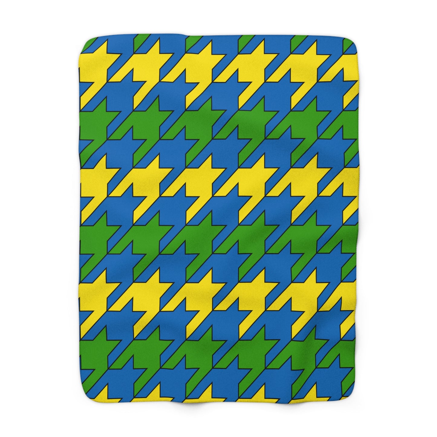 Gabon Retro Houndstooth Blanket Throw