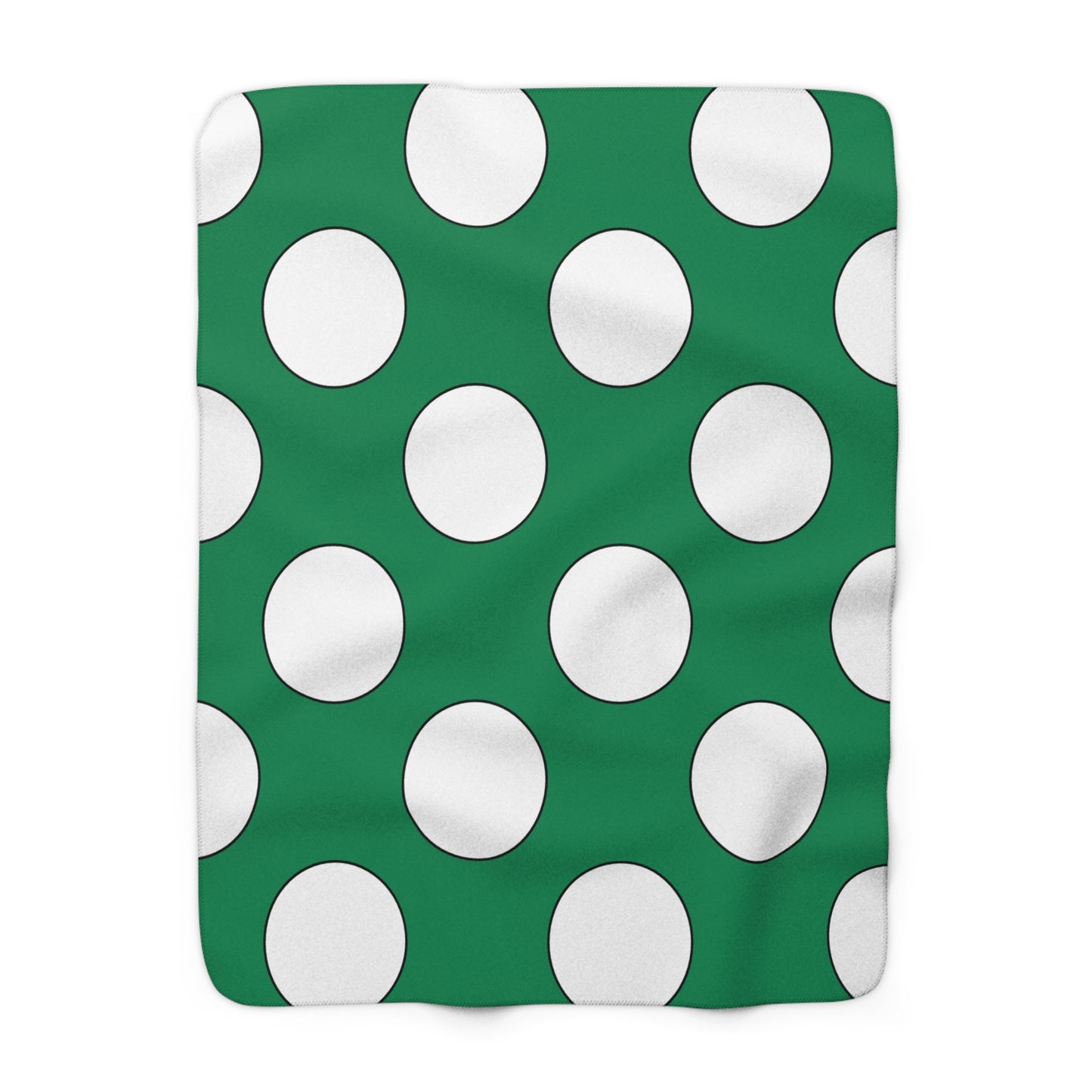 Nigeria Retro Polka Dots Blanket Throw