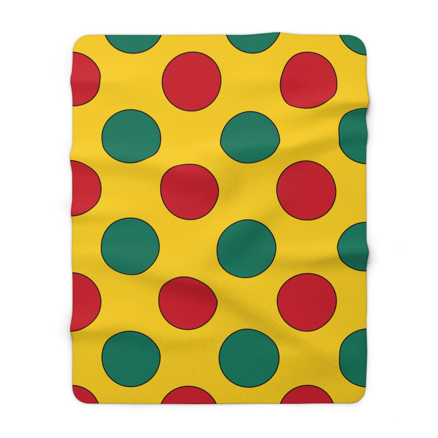 Cameroon Retro Polka Dots Blanket Throw