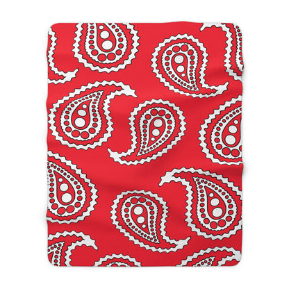 Monaco Retro Paisley Blanket Throw