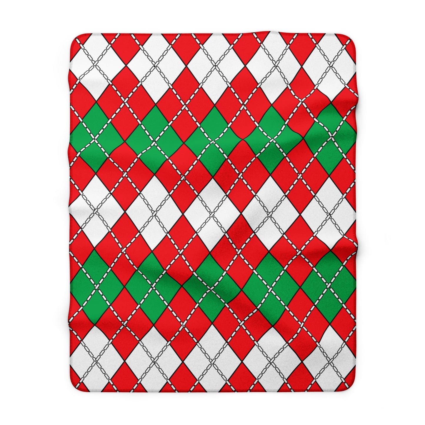 Lebanon Retro Argyle Blanket Throw